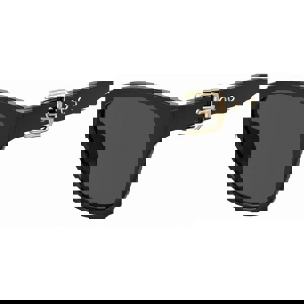 Moschino Buckle Detail All Black Sunglasses