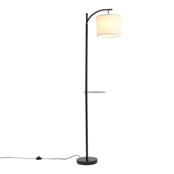Arc Floor Lamp with Adjustable Shade Living and Home