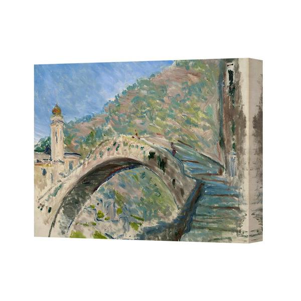 Benjamin Tate Design Impressionist Bridge Landscape Canvas Art Wall Decor