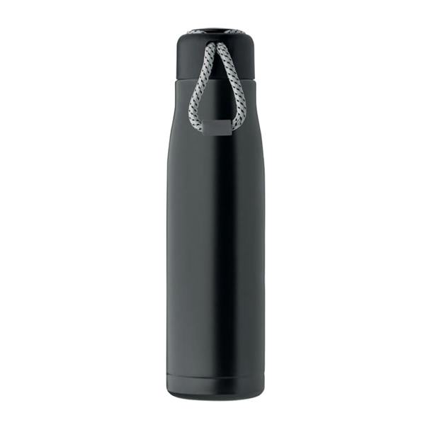 MidOcean Cordle Double Wall 500ml Water Bottle - Black - 