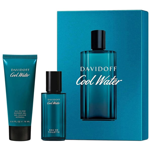 Davidoff Cool Water Gift Set with Eau De Toilette 40ml & Shower Gel 75ml