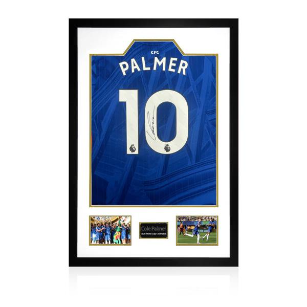 Cole Palmer Signed Chelsea 25/26 Club World Cup Champion Shirt Premium Frame
