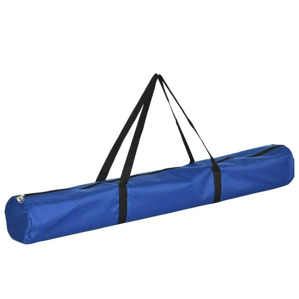 Oxford fabric storage bag for agility obstacle course poles, blue with black handles