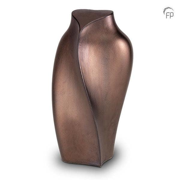Memorials Direct Ceramic Heart to Heart Urn (Bronze) - Adult