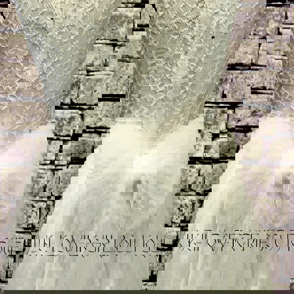 Visara Isabella Flower Dress - White