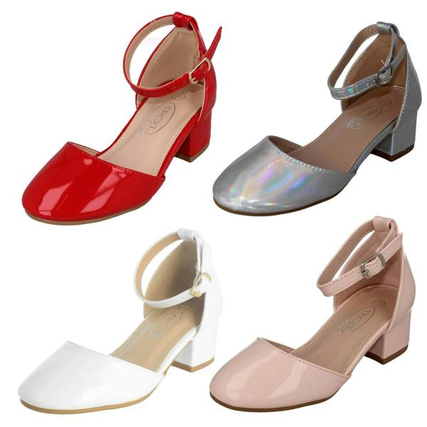 Spot On Girls Spot On Ankle Strap Party Shoes H3087