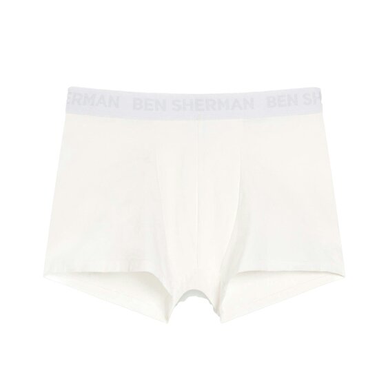 Ben Sherman Mens Tonal Boxer Shorts (Pack of 3) - White/Grey/Black