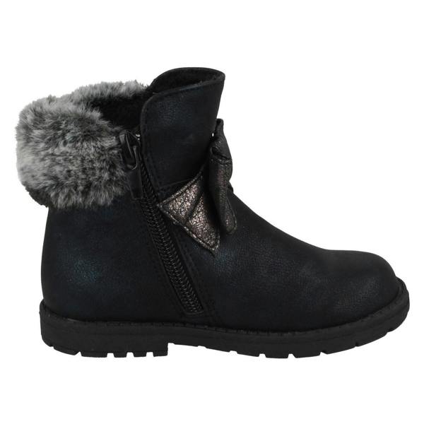 Spot On Girls Spot On Fur Collar Ankle Boots H4183
