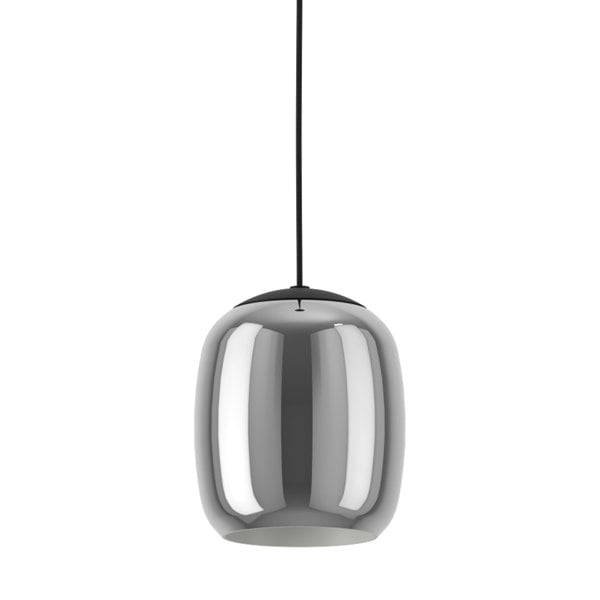 EGLO Ciampino Black Steel And Glass Modern Pendant