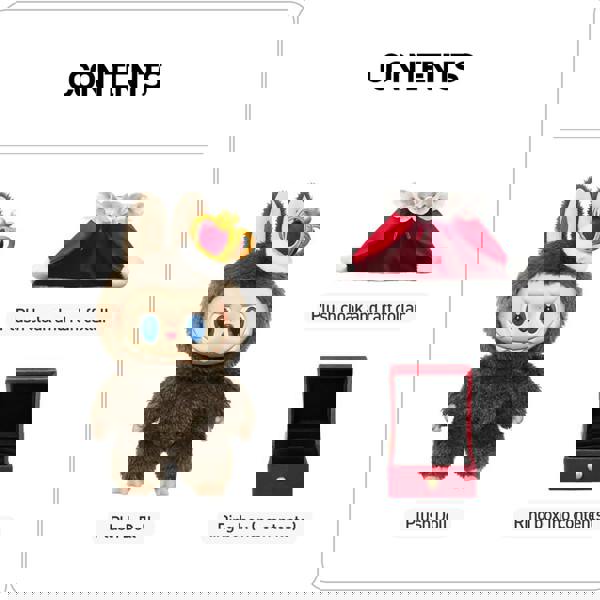 Pop Mart THE MONSTERS - Let's Checkmate Series Vinyl Plush Doll Collectible Art