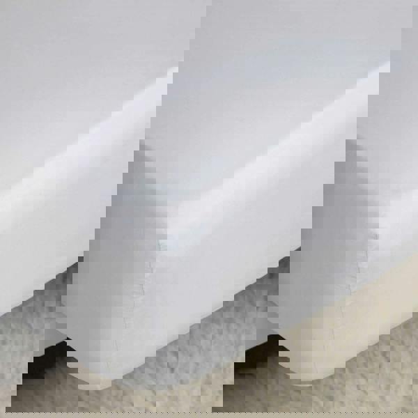 Belledorm 100% Cotton Sateen Extra Deep Fitted Sheet - White - 