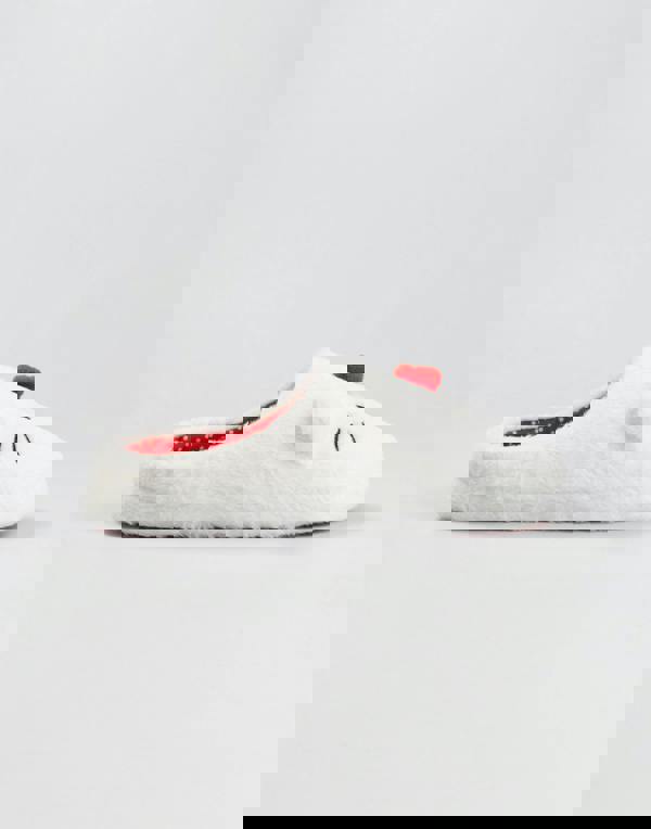 Hello Kitty Womens White Character Face Mule Slippers