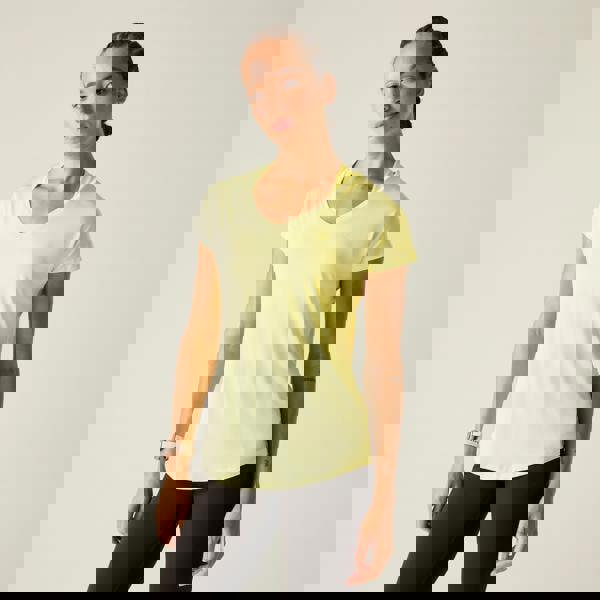 Dare 2B Womens/Ladies Vigilant Active T-Shirt - Wax Yellow