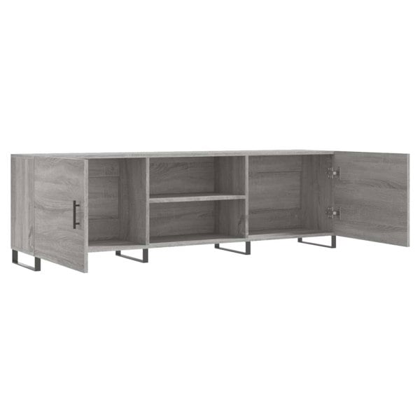 Berkfield TV Cabinet Grey Sonoma 150x30x50 cm Engineered Wood