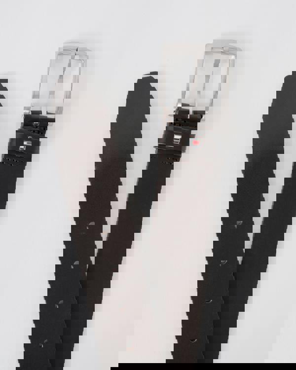 Tommy Hilfiger Denton Mens Belt 4cm - Dark Brown