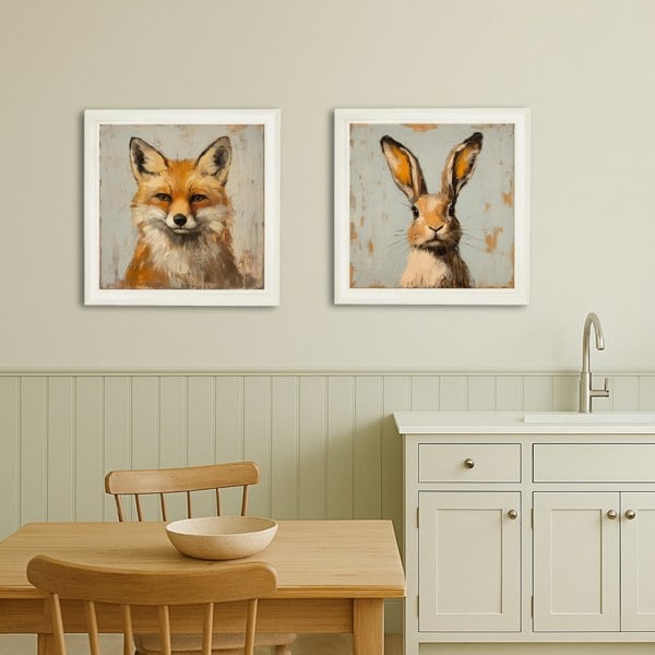 Exceptional Art The Fox & The Hare Square