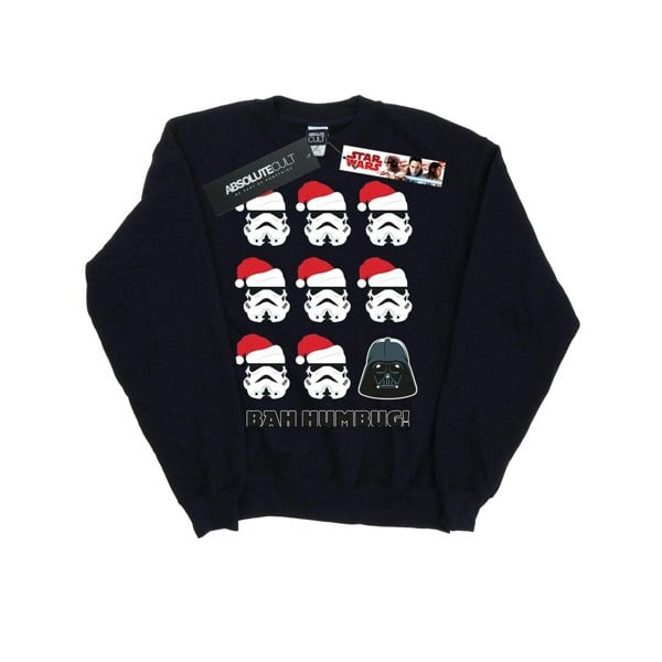 Star Wars Boys Christmas Humbug Sweatshirt - Navy Blue