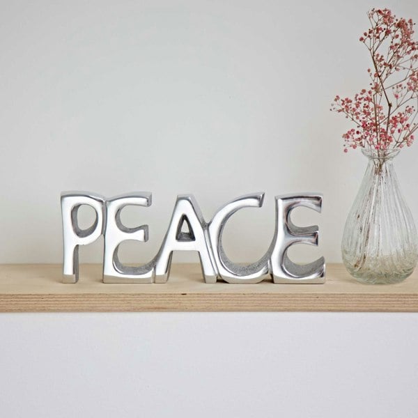 Paper High Recycled Metal Peace Sign