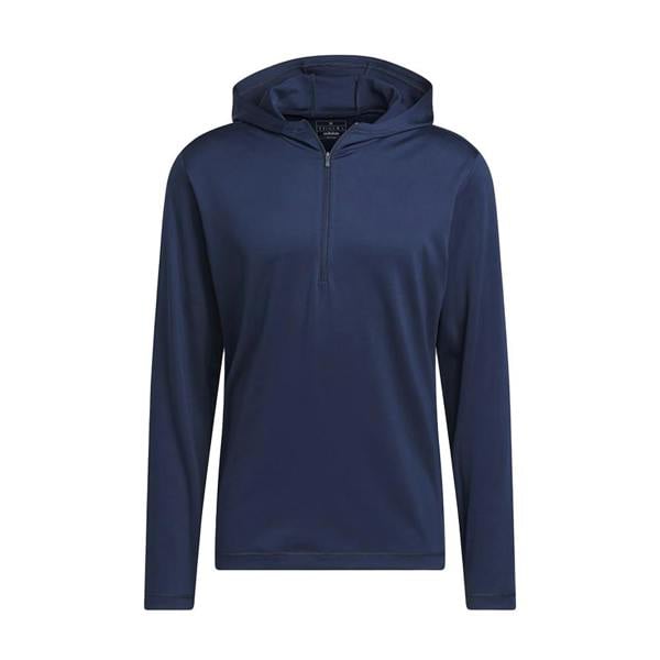 Adidas Mens Lightweight Hoodie - Collegiate Navy - 