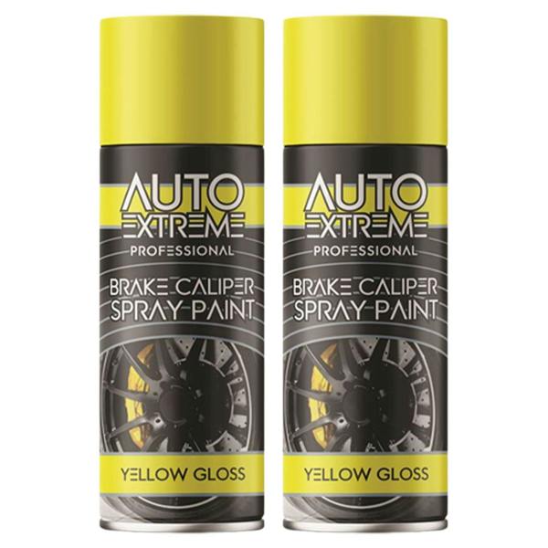 Auto Extreme 2X - Break Caliper Yellow Gloss Spray Paint 400ml