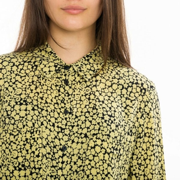 Samsoe & Samsoe Milly Aop Womens Shirt 7201 - Yellow Buttercup