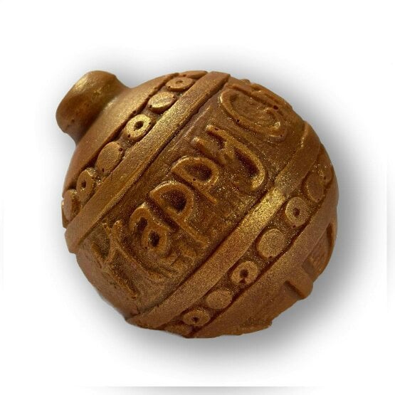 CHOC ON CHOC Caramel Filled Chocolate Christmas Bauble