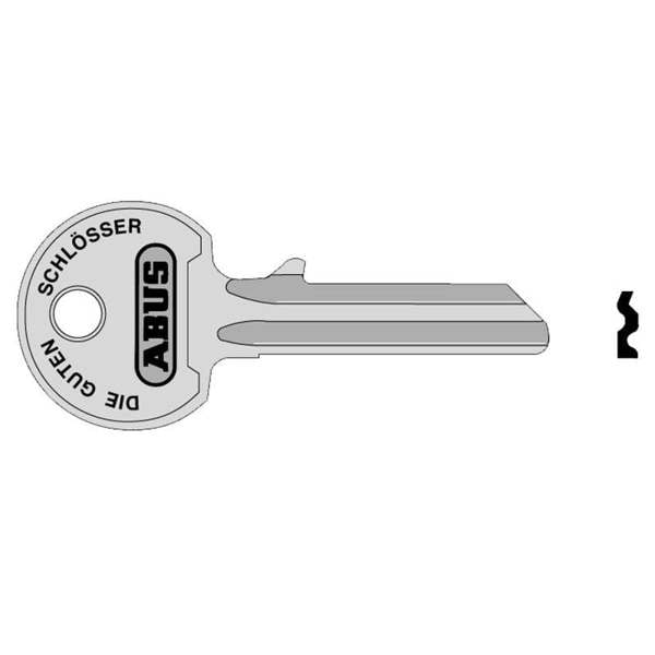 Abus Mechanical 36/55 55mm Right Hand Key Blank - Multi Colour - 