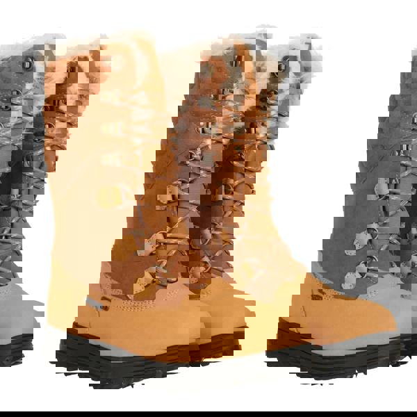 Mountain Warehouse Womens/Ladies Vostok Leather Snow Boots - Brown - 