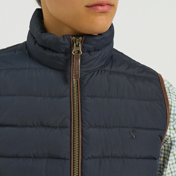 Joules HERITAGE PADDED Gilet   in  Navy