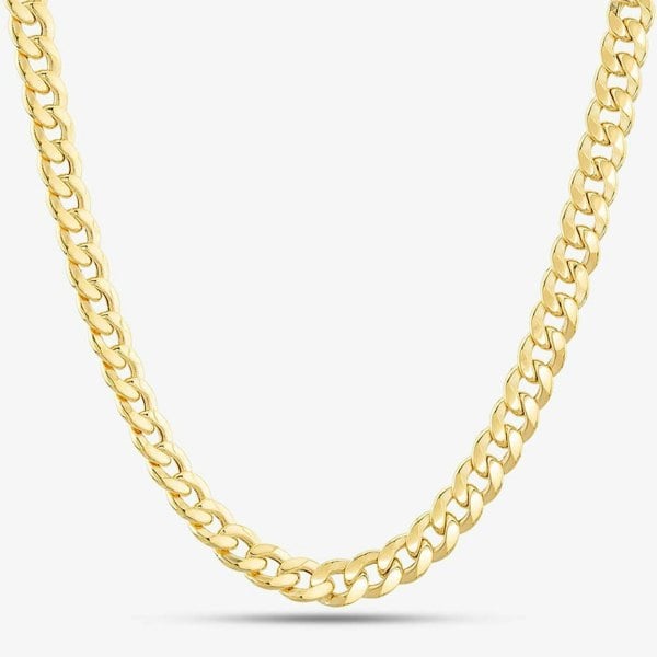 T. H. Baker 9ct Yellow Gold 20 Inch Rounded Curb Chain HCOC-730-9Y-20