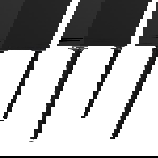 Furniture To Go Media TV Unit with 2 Doors 1 Drawer in Black