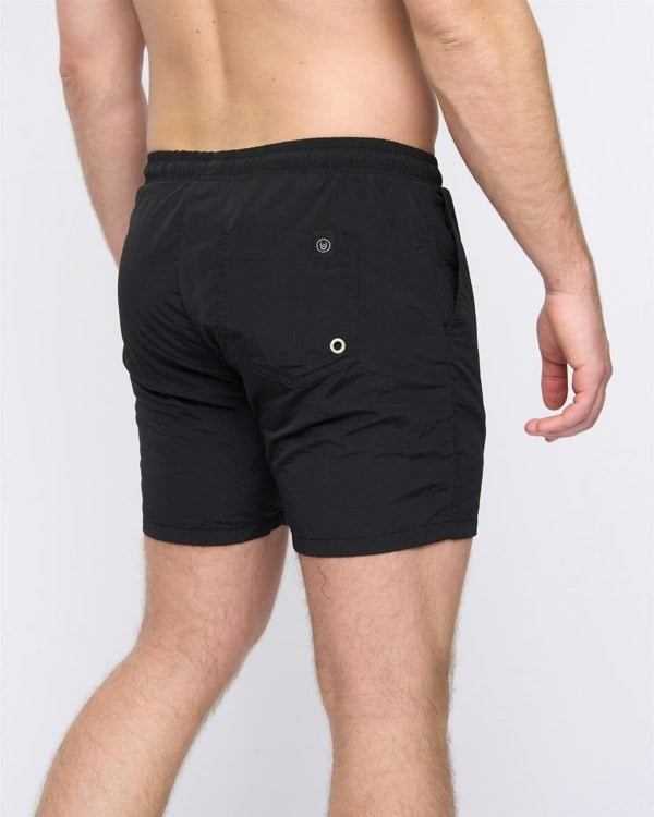 Duck and Cover Gathport Swim Shorts Black