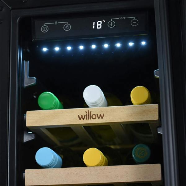 Willow 60L Under Counter Wine Cooler W30WCSS - Stainless Steel