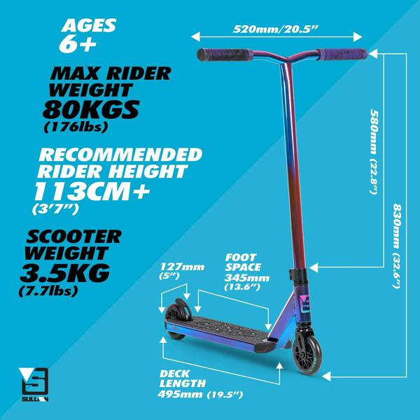 Sullivan Antic V2 Pro Scooter - Aurora