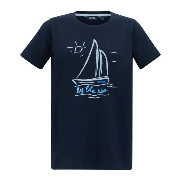 Regatta Womens Filandra VX Sailboat T-Shirt - Navy