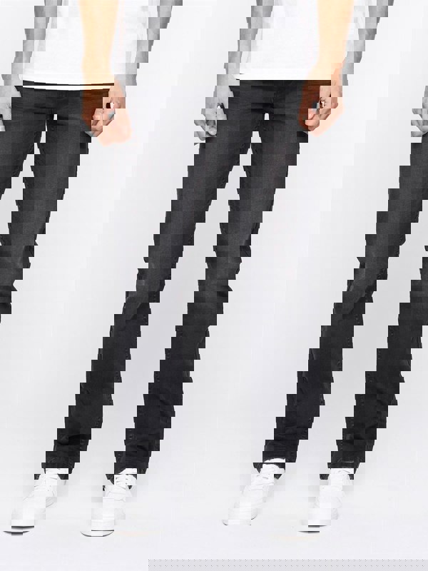 Crosshatch Winsbury Bootcut Jeans Black Wash