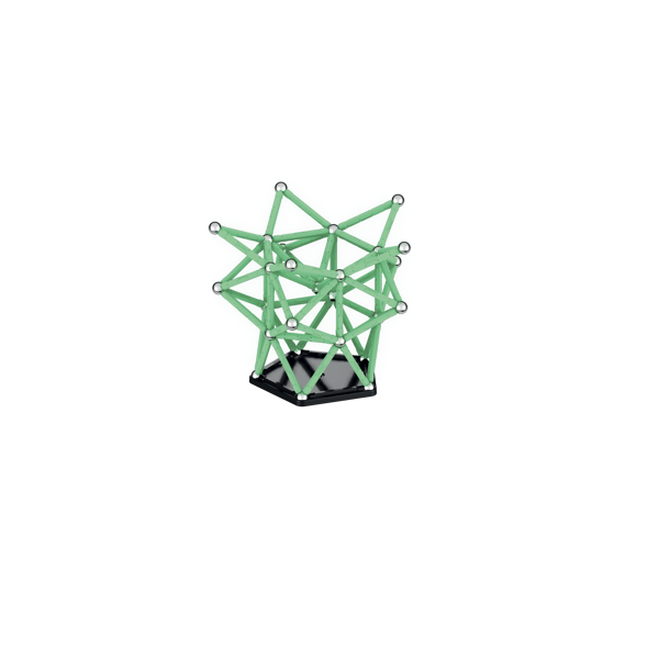 Geomag Classic Glow Magnetic Shapes - 142 Pieces