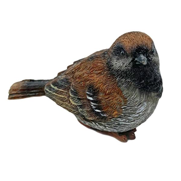 Farmwood Set of 3 Pot Topping Sparrow Bird Garden Ornaments