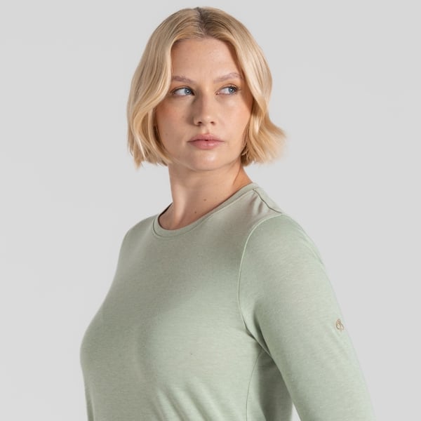 Craghoppers Women's Akona Nosilife Long-Sleeved Top - Bud Green Marl