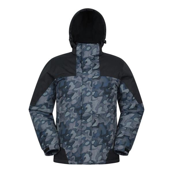 Mountain Warehouse Mens Shadow II Printed Ski Jacket - Brown