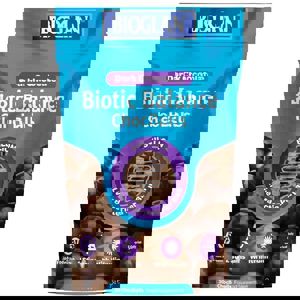 Bioglan Biotic Balance ChocBalls For Adults Dark Chocolate x 30