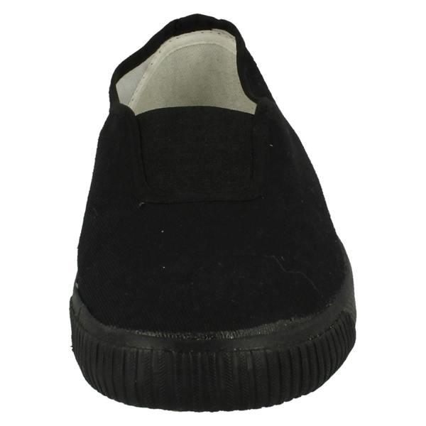 Spot On Childrens Unisex Spot On Slip On Plimsolls Gusset Plims