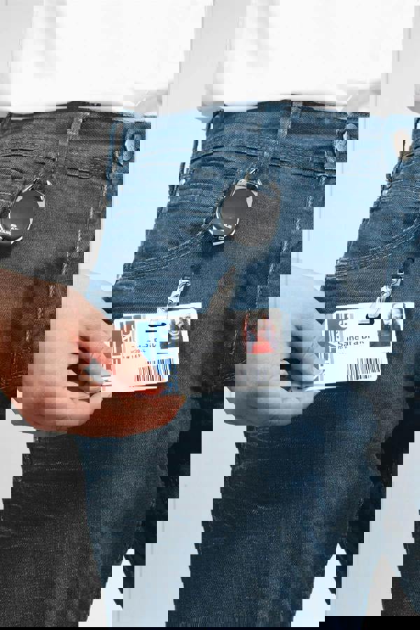 Durable STYLE Secure Retractable Clip Badge Reel for ID Badges & Keys | Black