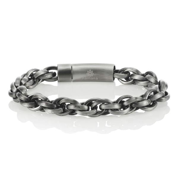 Vintage Stainless Steel Bracelet for Men - namana.london