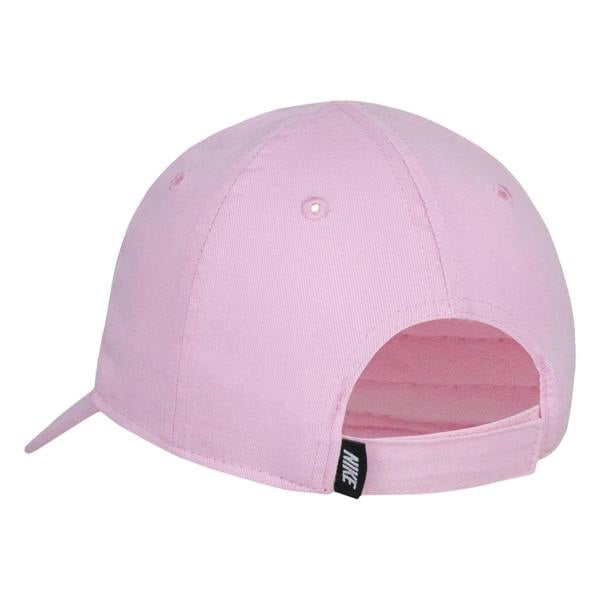 Nike Childrens/Kids Heritage Logo Brushed Cotton Twill Baseball Cap - Pink - 