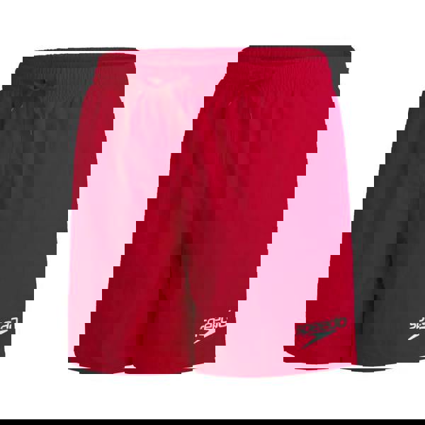 Red Speedo Men’s Essentials 16’’ watershorts with elasticated waist