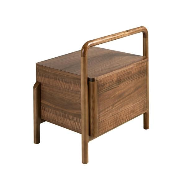 Angel Cerdá Walnut bedside table 7195