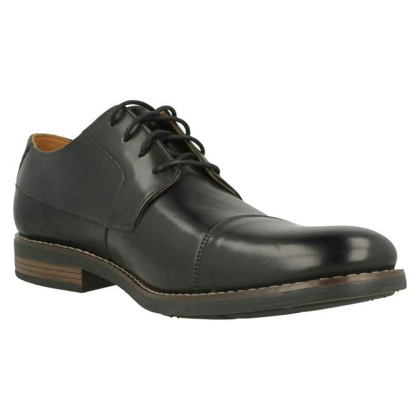 Clarks Mens Clarks Formal Lace Up Shoes Becken Cap