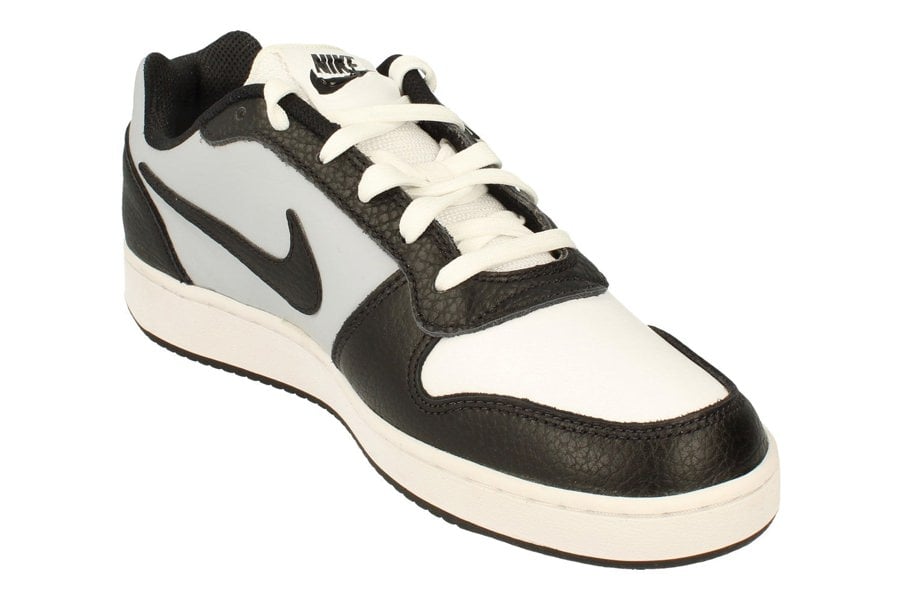 Nike Ebernon Low Prem Mens Trainers Aq1774  102 - White Black Wolf Grey 102 - Photo 3