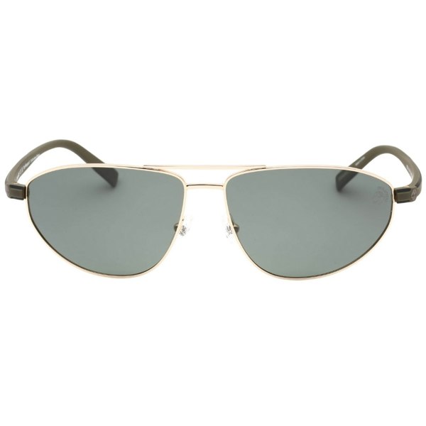 Timberland Green Polarized Lens Gold Sunglasses